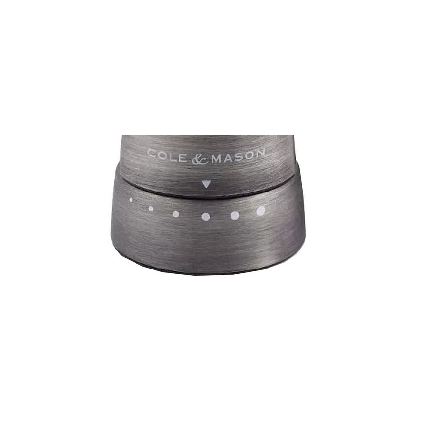 Cole&Mason - Salz- und Pfeffermühlenset DERWENT 2 Stück 19 cm mattes Chrom