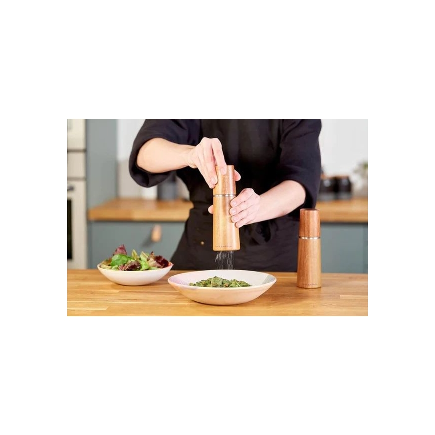 Cole&Mason - Salz- und Pfeffermühlenset MARLOW Akazie 2 Stück 18,5 cm