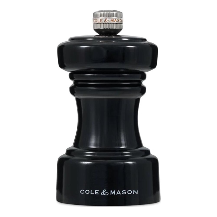 Cole&Mason - Salzmühle HOXTON 10,4 cm Buche/glänzend schwarz