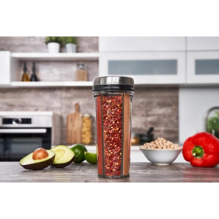 Cole&Mason - Gewürzstreuer Saunderton Herb mit Nachfüllpackung