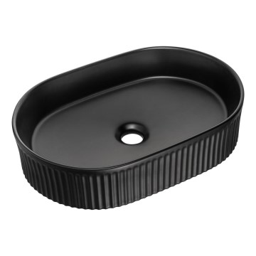 COMAD BEYOND 5 BLACK ( E-6564 ) - Aufsatzwaschbecken BEYOND 48x32,5 cm Keramik/matt schwarz