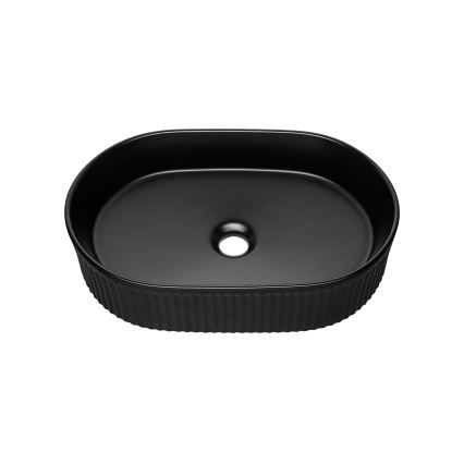 COMAD BEYOND 5 BLACK ( E-6564 ) - Aufsatzwaschbecken BEYOND 48x32,5 cm Keramik/matt schwarz