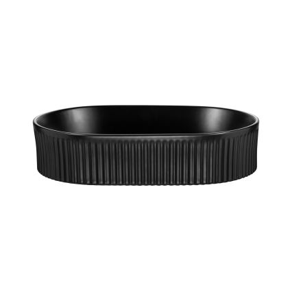 COMAD BEYOND 5 BLACK ( E-6564 ) - Aufsatzwaschbecken BEYOND 48x32,5 cm Keramik/matt schwarz