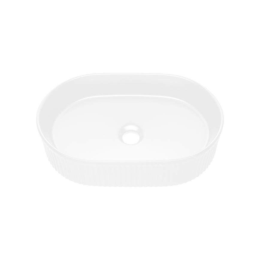 COMAD BEYOND 5 WEISS (E-6564) - Aufsatzwaschbecken BEYOND 48x32,5 cm Keramik/mattweiß