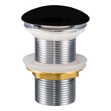 COMAD CLICK-CLACK T201M-B2-3 - Waschbecken-Ablauf CLICK-CLACK Ø 7 cm matt schwarz