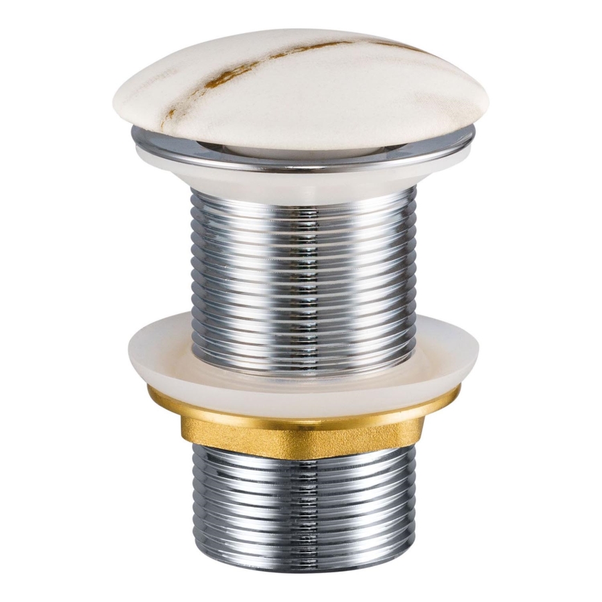 COMAD CLICK-CLACK T201M-W3-3 - Ablaufgarnitur CLICK-CLACK d 7 cm mattweiß