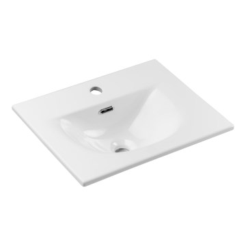 COMAD SKY 3 50CM DP ( E-8099-3-50 ) - Einbauwaschbecken SKY 51x40 cm Keramik/mattweiß
