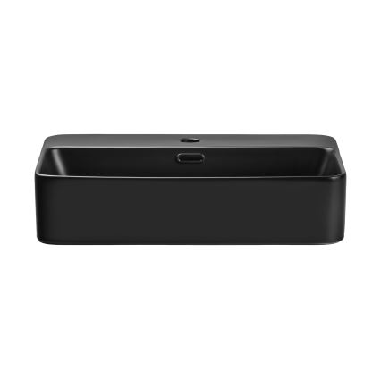 COMAD TRUST 2 BLACK ( E-6282 ) - Aufsatzwaschbecken TRUST 55x38 cm Keramik/matt schwarz
