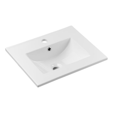 COMAD UM-2050RB DANCE 50 DP - Einbauwaschbecken DANCE 52x40 cm Keramik/mattweiß