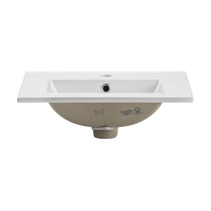 COMAD UM-2050RB DANCE 50 DP - Einbauwaschbecken DANCE 52x40 cm Keramik/mattweiß