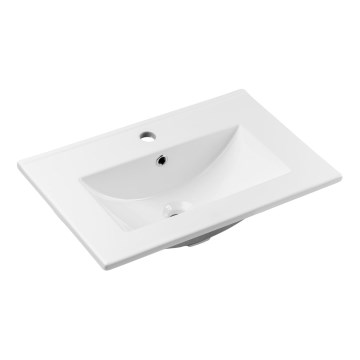 COMAD UM-2060RB DANCE 60-DP - Einbauwaschbecken DANCE 62x40 cm Keramik/mattweiß