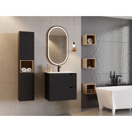 COMAD UM-2060RB DANCE 60-DP - Einbauwaschbecken DANCE 62x40 cm Keramik/mattweiß