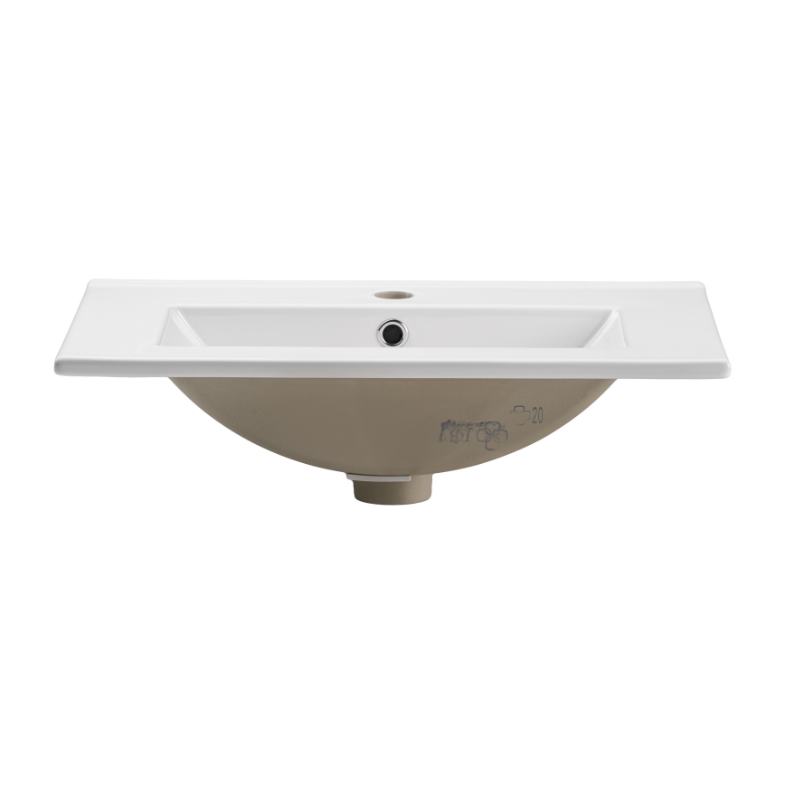 COMAD UM-2060RB DANCE 60-DP - Einbauwaschbecken DANCE 62x40 cm Keramik/mattweiß