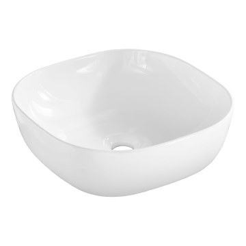 COMAD UM-6252 SMILE 40 DP - Aufsatzwaschbecken SMILE 41x41 cm Keramik/glänzend weiß