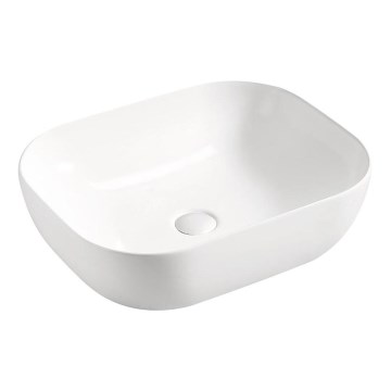 COMAD UM-6254 SMILE 50 DP - Aufsatzwaschbecken SMILE 50x40 cm Keramik/glänzend weiß