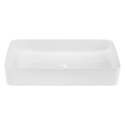 COMAD UM-6275 SLIM 60 WEISS DP - Aufsatzwaschbecken SLIM 61x34 cm Keramik/glänzend weiß