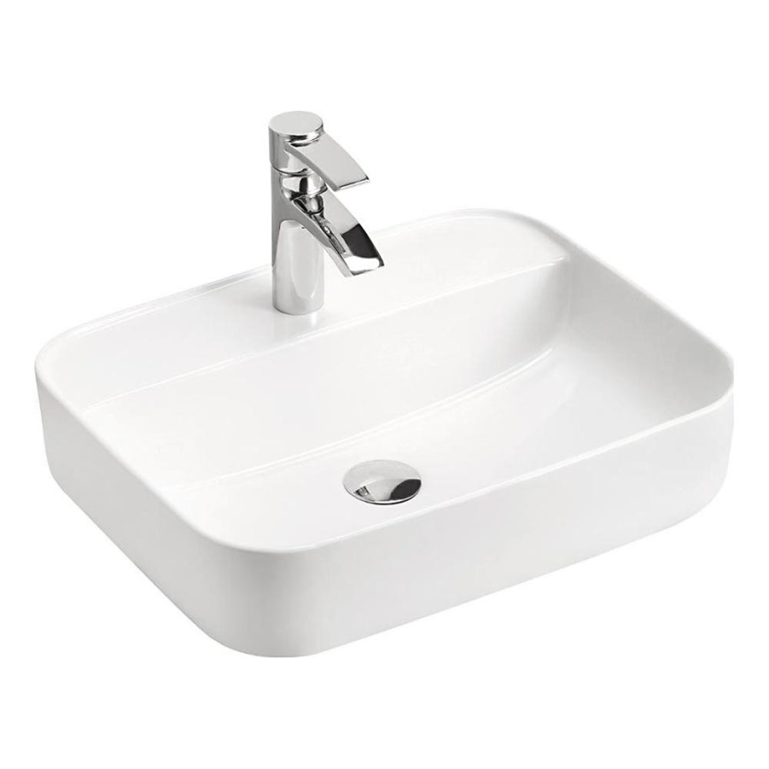COMAD UM-6289 MAGIC 50 DP - Aufsatzwaschbecken MAGIC 50x40 cm Keramik/glänzend weiß