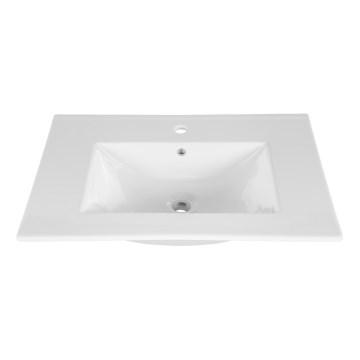 COMAD UM-CFP LAVA 50D - Einbauwaschbecken LAVA 51x46 cm Keramik/glänzend weiß