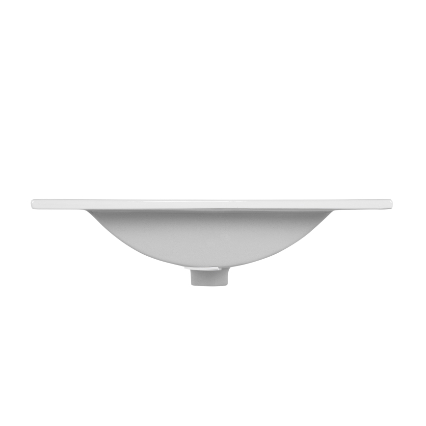 COMAD UM-CFP LAVA 50D - Einbauwaschbecken LAVA 51x46 cm Keramik/glänzend weiß