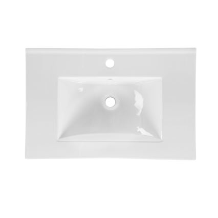 COMAD UM-CFP LAVA 80D - Einbauwaschbecken LAVA 81x46 cm Keramik/glänzend weiß