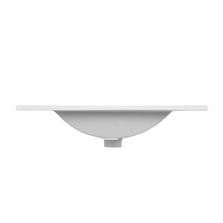 COMAD UM-CFP LAVA 80D - Einbauwaschbecken LAVA 81x46 cm Keramik/glänzend weiß