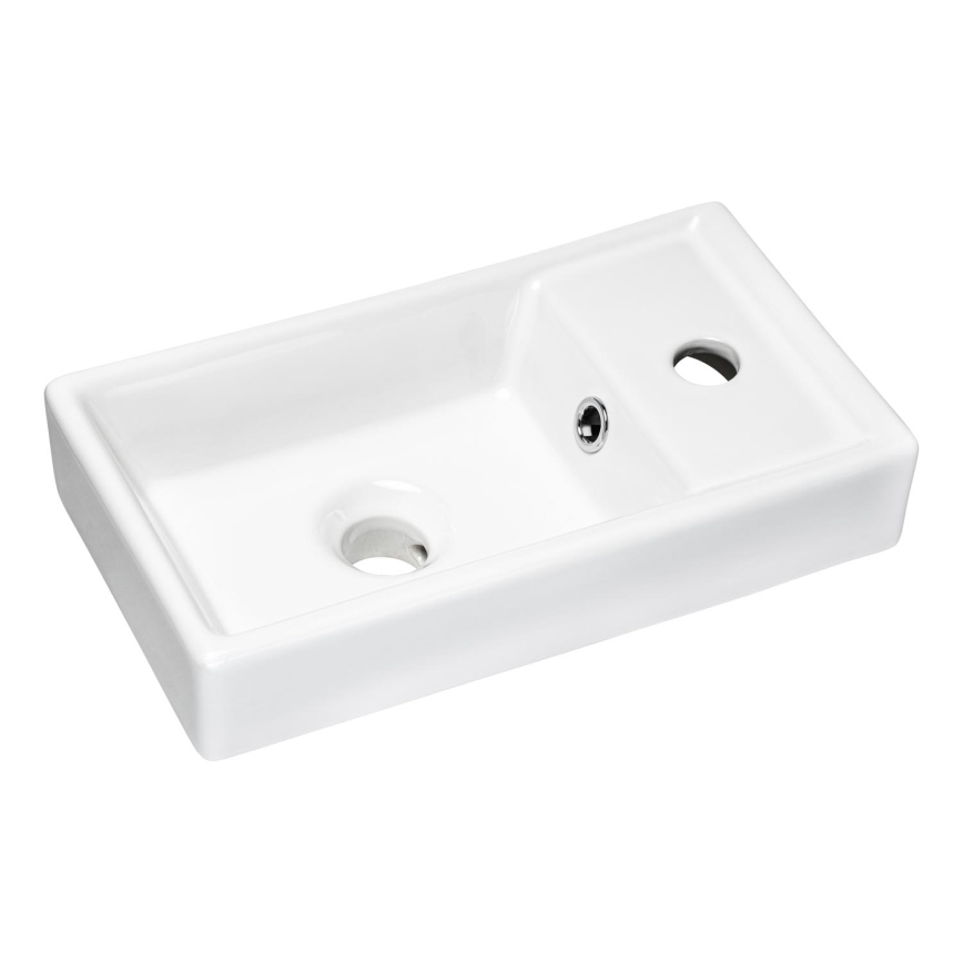 COMAD UM-VEDEA 40 - Aufsatzwaschbecken VEDEA 40x22 cm Keramik/glänzend weiß