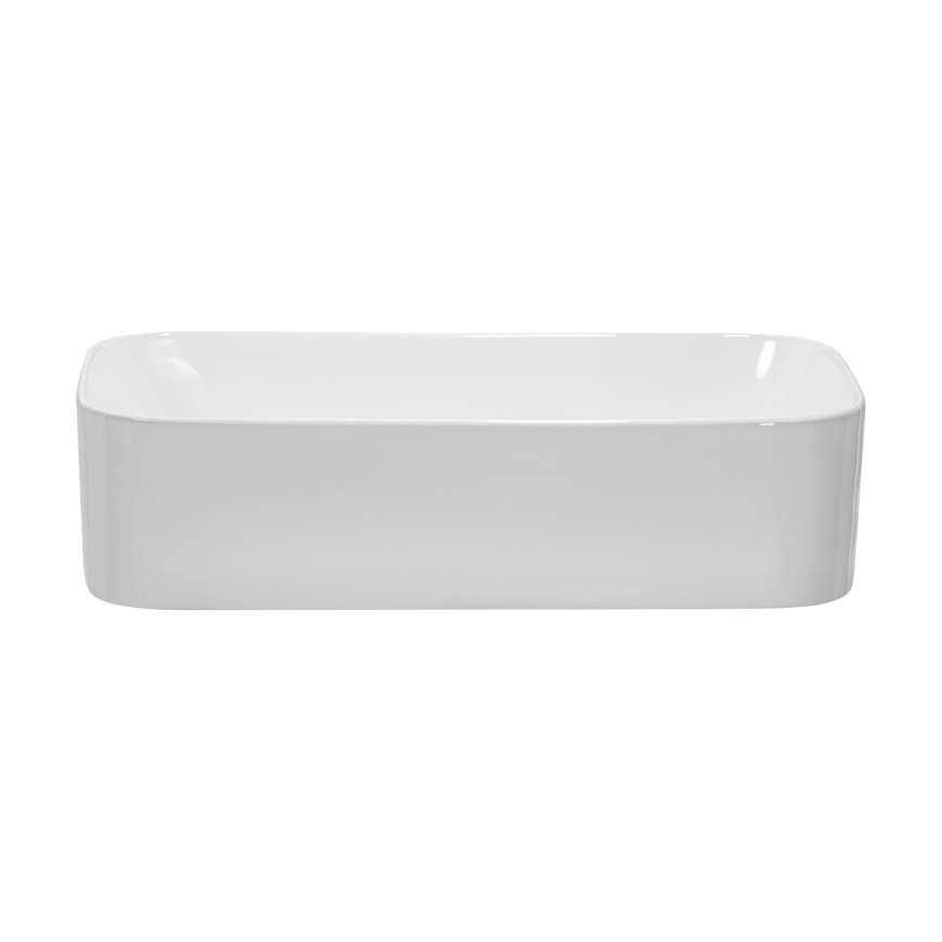 COMAD UN-KATI60-SW 7857B(60) - Aufsatzwaschbecken KATI 61x38 cm Keramik/glänzend weiß