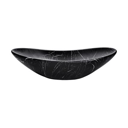 COMAD UN-LENA-MB2 - Aufsatzwaschbecken LENA 61,5x36 cm Keramik/matt schwarz