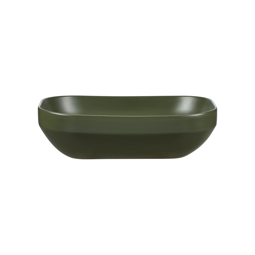 COMAD UN-NELI-MFG - Aufsatzwaschbecken NELI 50,4x35,2 cm Keramik/matt grün