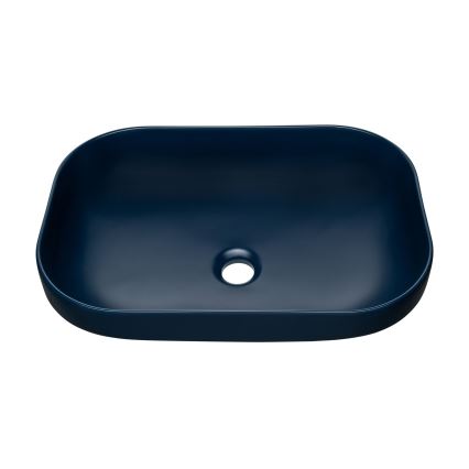 COMAD UN-NELI-MNB - Aufsatzwaschbecken NELI 50,4x35,2 cm Keramik/matt Marineblau