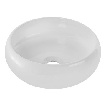 COMAD UN-WIKI-SW - Aufsatzwaschbecken WIKI d 36 cm Keramik/glänzend weiß