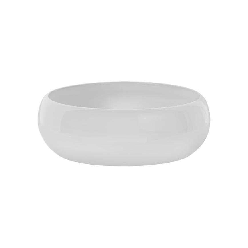 COMAD UN-WIKI-SW - Aufsatzwaschbecken WIKI d 36 cm Keramik/glänzend weiß