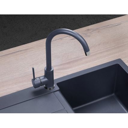 Concept BDG3334DG - Spültischarmatur 33,5 cm Granit/Dunkelgrau