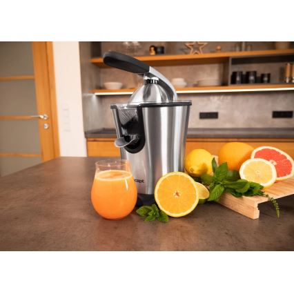 Concept CE3520 - Hebelpresse für Zitrusfrüchte, 0,75 l, 160W/230V, Edelstahl