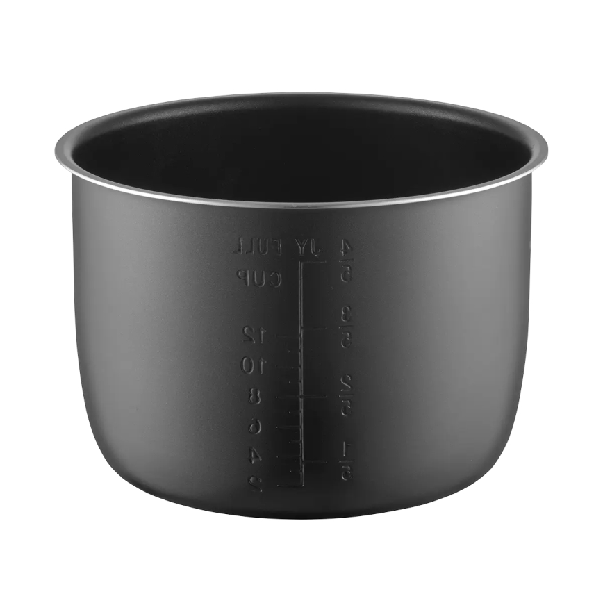 Concept CK8000 - Multifunktionaler elektrischer Schnellkochtopf und Heißluftfritteuse, 5,6 l, 11-in-1, 1500 W/230 V, schwarz