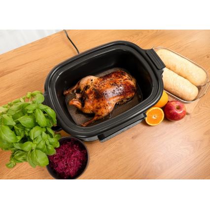 Concept CK9000 - Multifunktionaler elektrischer Kochtopf 6 l 10-in-1 1250W/230V Edelstahl