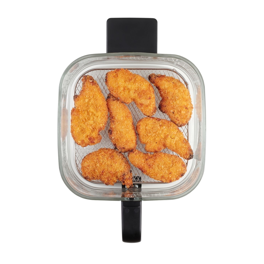 Concept FR5500 - Heißluftfritteuse GLASS & FAST 5,5 l 1200W/230V schwarz