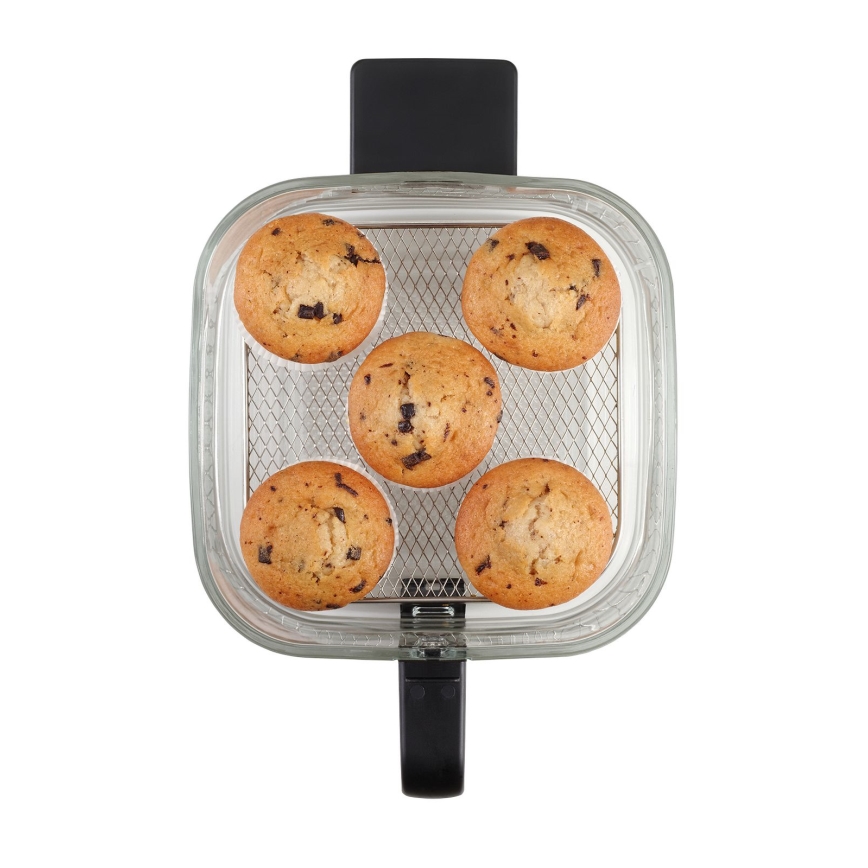 Concept FR5500 - Heißluftfritteuse GLASS & FAST 5,5 l 1200W/230V schwarz