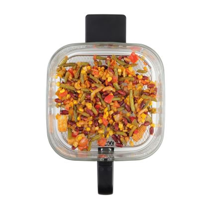 Concept FR5500 - Heißluftfritteuse GLASS & FAST 5,5 l 1200W/230V schwarz