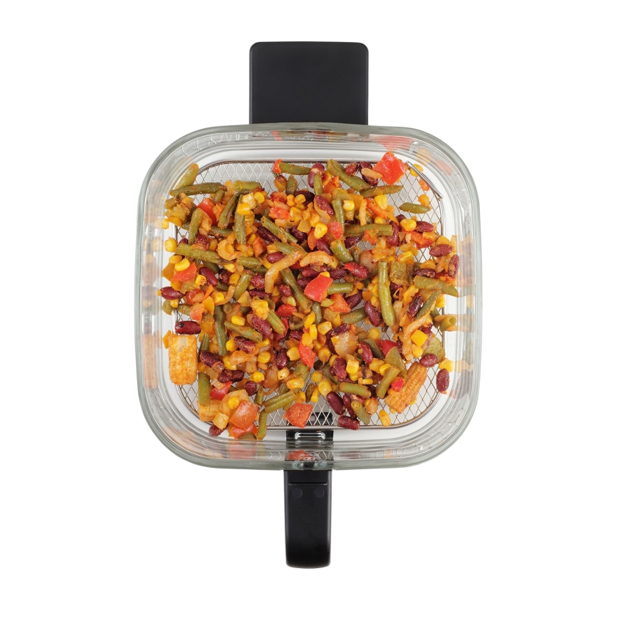 Concept FR5500 - Heißluftfritteuse GLASS & FAST 5,5 l 1200W/230V schwarz