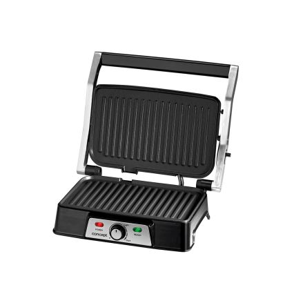 Concept ge2005 - Kontaktgrill 1500W/230V Edelstahl/schwarz