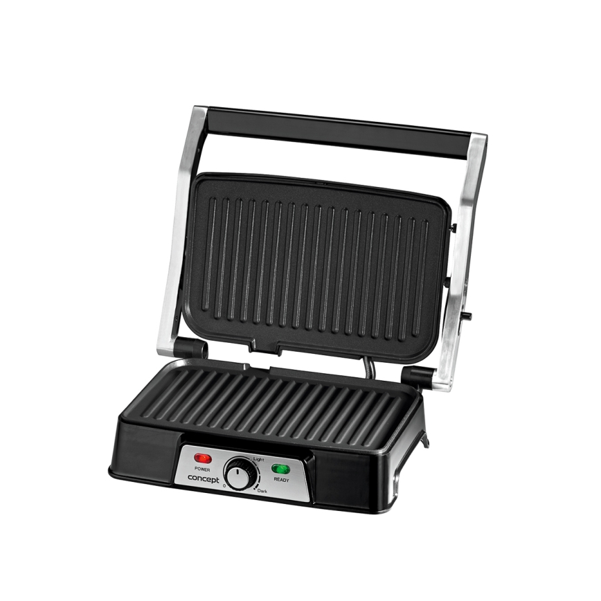 Concept ge2005 - Kontaktgrill 1500W/230V Edelstahl/schwarz