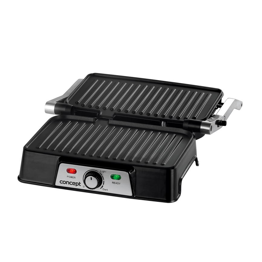 Concept ge2005 - Kontaktgrill 1500W/230V Edelstahl/schwarz