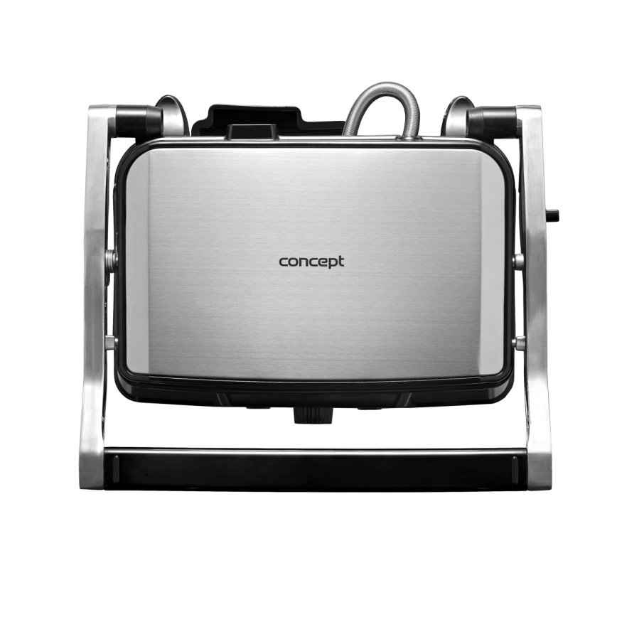 Concept ge2005 - Kontaktgrill 1500W/230V Edelstahl/schwarz