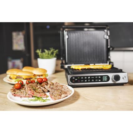 Concept ge3500 - Kontaktgrill mit Temperatursensor 2000W/230V schwarz
