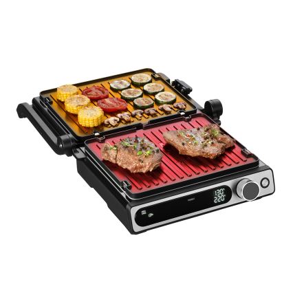 Concept ge3500 - Kontaktgrill mit Temperatursensor 2000W/230V schwarz