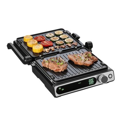 Concept ge3500 - Kontaktgrill mit Temperatursensor 2000W/230V schwarz