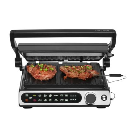Concept ge3500 - Kontaktgrill mit Temperatursensor 2000W/230V schwarz
