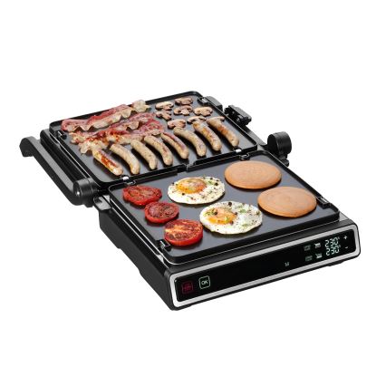 Concept ge3550 - Kontaktgrill mit Temperatursensor 2000W/230V schwarz