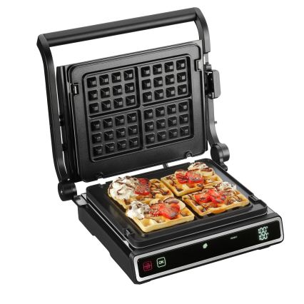 Concept ge3550 - Kontaktgrill mit Temperatursensor 2000W/230V schwarz